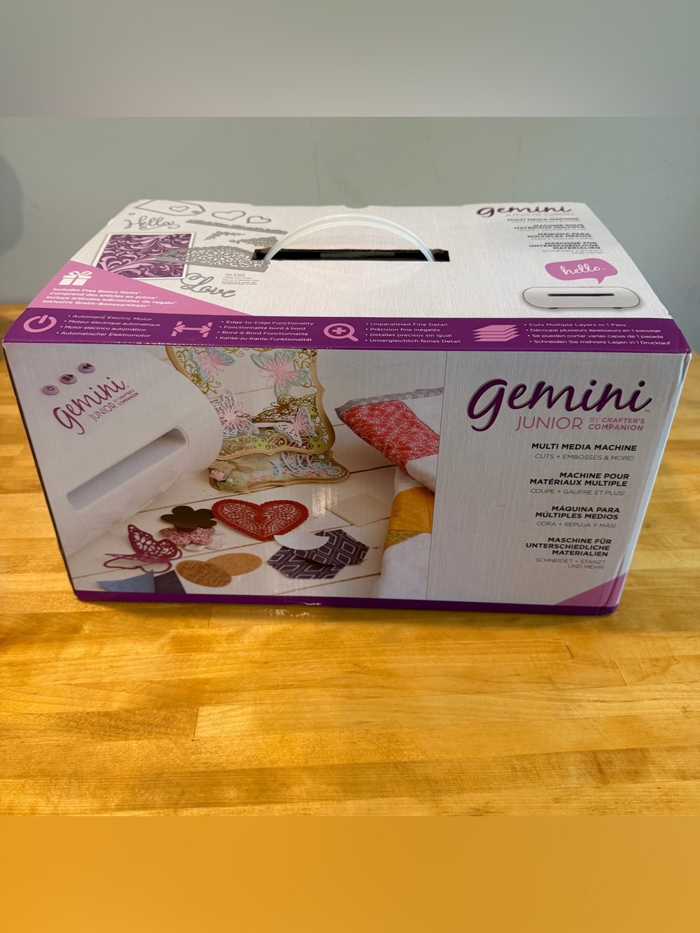 Gemini Junior electric die cut cutting machine